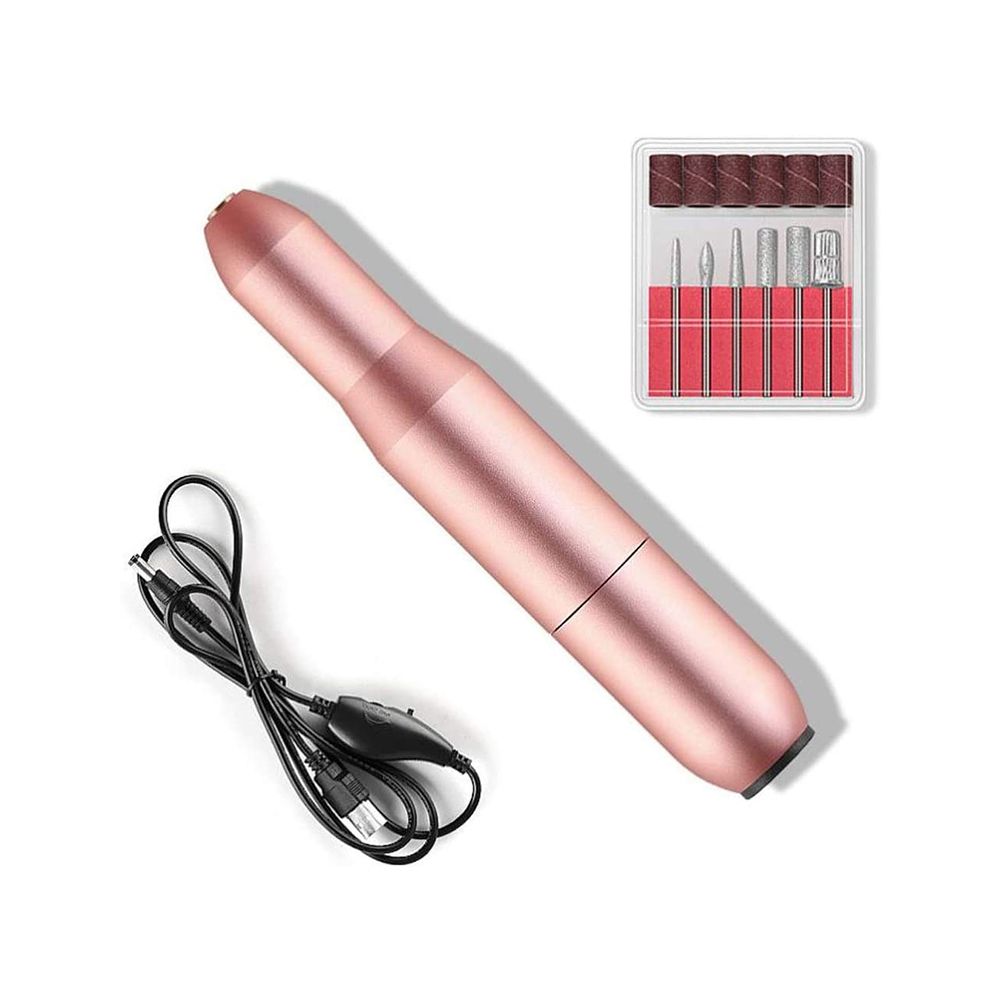 Nail Drill Set, Electric Portable Nail File Drills Kit for Acrylic Nails, Polishing Shape