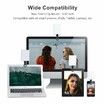 60 LED High Power Rechargeable Clip Fill Video Light with Adjusted 3 Light Modes for Phone Laptop Makeup Vlog