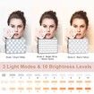 60 LED High Power Rechargeable Clip Fill Video Light with Adjusted 3 Light Modes for Phone Laptop Makeup Vlog