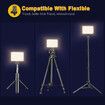 60 LED High Power Rechargeable Clip Fill Video Light with Adjusted 3 Light Modes for Phone Laptop Makeup Vlog