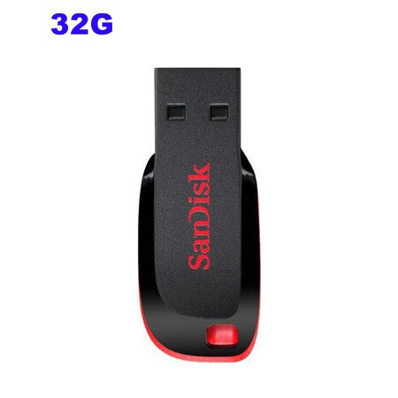 SanDisk Cruzer Blade 32GB USB 2.0 Flash Drive Jump Drive Pen Drive SDCZ50-032G (1Pack)