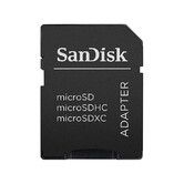 SanDisk MicroSD to SD Memory Card Adapter , Black