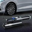 4-in-1 Car Vacuum Cleaner, Tire Inflator Portable Air Compressor With Digital Tire Pressure Gauge LCD Display And Light, USB Charging