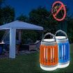 Solar Bug Zapper Outdoor,Buzz Blast Pro,Cordless & Rechargeable Mosquito Zapper with High Powered UV Light,3 in 1 Fly Zapper Up to 2100 Sq Ft Can Attract Gnats,Mosquitoes,Flies,Moths (2pack)