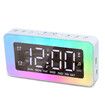 Alarm Clock for bedrooms Loud Bedside Digital Clock with 8 LED Night Lights Dual Alarm Weekday/Weekend Mode