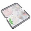 CD Holder,80 Capacity CD/DVD Case Holder Portable Wallet Storage Organizer Hard Plastic Protective Storage Holder for Car Travel(80 Capacity,Grey)