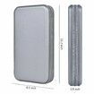 CD Holder,80 Capacity CD/DVD Case Holder Portable Wallet Storage Organizer Hard Plastic Protective Storage Holder for Car Travel(80 Capacity,Grey)