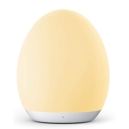 Baby Night Light with 8 Color Changing Mode & Dimming Function, Rechargeable Egg Night Light with Touch Control