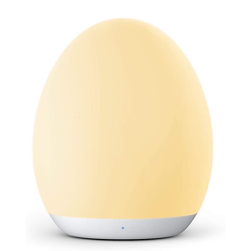 Baby Night Light with 8 Color Changing Mode & Dimming Function, Rechargeable Egg Night Light with Touch Control