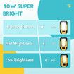 Led Work COB Light Rechargeable Magnetic Mechanic Light Portable Worklight for Camping Car Repairing USB Charge