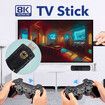 Newest Android TV Box Game Console Double System Wireless Controller Game Stick 4K 10000 Games Retro Games for PS1/GBA Boy Gift