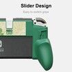 NeoGrip: an Ergonomic Grip Hard Shell with Replaceable Grips for Switch OLED and Regular Model - TOTK Limited Edition [White/Green]