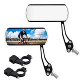 360° Adjustable Rotatable Handlebar Mirrors, Wide Angle Cycling Rear View Mirror, for Mountain Road Bike E-Bike
