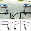 360° Adjustable Rotatable Handlebar Mirrors, Wide Angle Cycling Rear View Mirror, for Mountain Road Bike E-Bike