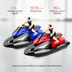 2.4G Rc Boat Motorcycle Speedboat 20 Km/H  Radio Remote Control High Speed Ship Water Game Gift For Kids Color Red