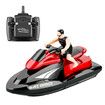 2.4G Rc Boat Motorcycle Speedboat 20 Km/H  Radio Remote Control High Speed Ship Water Game Gift For Kids Color Red