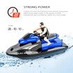 2.4G Rc Boat Motorcycle Speedboat 20 Km/H  Radio Remote Control High Speed Ship Water Game Gift For Kids Color Blue