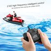 2.4G Rc Boat Motorcycle Speedboat 20 Km/H  Radio Remote Control High Speed Ship Water Game Gift For Kids Color Blue