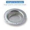 Sink Strainer for Most Kitchen Sink Drain Basket,Upgraded Double-Layer Safe Design Kitchen Sink Strainer (2 PCS,4.5 Inch)