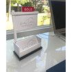 Sold Sign Real Estate Business Card Holder for Realtor, Holds 3.5 x 2 inch Cards for Business