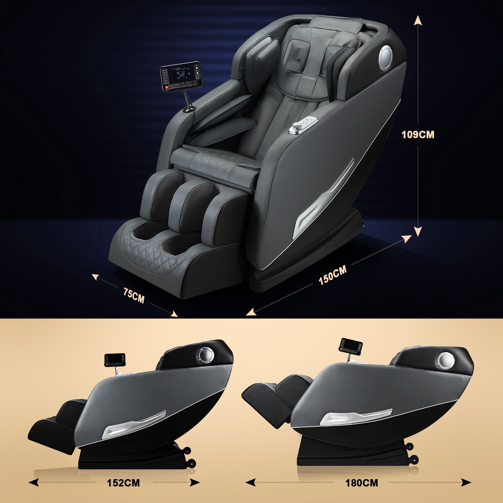 Smart glide best sale massage chair