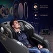 HOMASA Massage Chair Full Body Zero Gravity Shiatsu Kneading Airbags Heated Vibration Massager Recliner Bluetooth Speaker