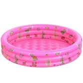 Garden Round Inflatable Baby Swimming Pool,Portable Inflatable Child/Children Little Pump Pool,Kiddie Paddling Pool Indoor&Outdoor Toddler Water Game Play Center for Kids/Girl/Boy (Pink)