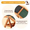 Dog Agility Ramp Toy Pet Obedience Training Equipment Obstacle Course Outdoor Play Walk Exercise Sports Wooden Arch Bridge