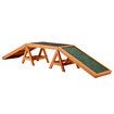 Dog Agility Ramp Toy Pet Obedience Training Equipment Obstacle Course Outdoor Play Walk Exercise Sports Wooden Arch Bridge