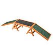 Dog Agility Ramp Toy Pet Obedience Training Equipment Obstacle Course Outdoor Play Walk Exercise Sports Wooden Arch Bridge