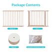 10 Panels Baby Playpen Fence Pen Safety Gate Activity Centre Pet Dog Cat Enclosure Barrier Playground Pine Wood Portable Play Room