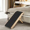 Pet Dog Ramp Stairs Steps Puppy Cat Ladder Folding Adjustable for Bed Car Couch Sofa Portable 4 Levels Height Pine Wood