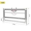 Bed Rail Bedrail Kids Side Safety Guard Toddler Child Cot Fence Barrier Queen Adjustable Baby Fall Protection 200x100cm Mesh Double Lock