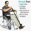 Leg Lifter Strap 112CM, Rigid Foot Loop, Hand Grip for Senior, Elderly, Disability