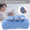 Fingers Separation Pad, Finger Separator, Anti-Bedsore Elder Bedridden Patients Finger Caring (Blue)