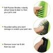 5 in 1 Pet Grooming Comb for Dogs & Cats, Includes Massage Brush, Pin Brush, Bristle Brush, Hair Removal Comb & Open Knot Comb - Green