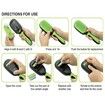 5 in 1 Pet Grooming Comb for Dogs & Cats, Includes Massage Brush, Pin Brush, Bristle Brush, Hair Removal Comb & Open Knot Comb - Green