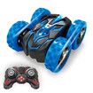 Double Sided RC Stunt Car 360° Rotating 2.4Ghz Indoor/Outdoor All Terrain Rechargeable Electric Toy Cars Gifts for Girls Boys Kids and Adults Blue