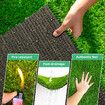 2x5M Artificial Grass Roll  Fireproof Fake Synthetic Turf Faux Lawn 10SQM Plastic Plant Mat Flooring Yarn Decor Olive 15mm 10 Pins