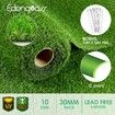 Artificial Grass 10SQM Fireproof Synthetic Turf Plant Fake Lawn Mat Yarn Faux Natural Plastic Flooring Carpet Decor 2x5m Roll 30mm 10 Pins