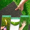 Artificial Grass Roll Fireproof Synthetic Fake Lawn 10SQM 1x10m 30mm Turf Yarn Plastic Faux Plant Mat Flooring Carpet Decor 10 Pins