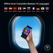 Language Translator Device Accurate Offline Online Translation 3.7" Touch Screen Newest Real-time Voice Translation in 144 Different Languages for Learning,Travel Business