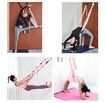 Waist Back Leg Stretch Strap for Stretching Back Bend Split Inversion Strap Gravity Yoga for Fitness Door Flexibility Trainer Beginner Gym Pink