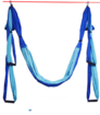 Aerial Yoga Swing Set Ultra Strong Antigravity Yoga Flying Sling Inversion Swing Tools with Extension Belt for Air Yoga Inversion Fitness Mixed Blue