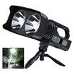 Handheld Hunting Flashlight with COB Light and Tripod, Lightweight Super Bright Spotlight for Hunting Boat Camping