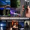 LED Flashlight For Hunting Tactical Night Scout Lights Set L2 Fish Light USB Rechargeable Waterproof Torch