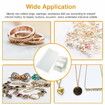 84 Grid Anti-oxidation Jewelry Storage Book Box  With 50pcs Jewelry Storage Bag,Travel Jewelry Organizer Earring Book Ring Holder Necklace Earring