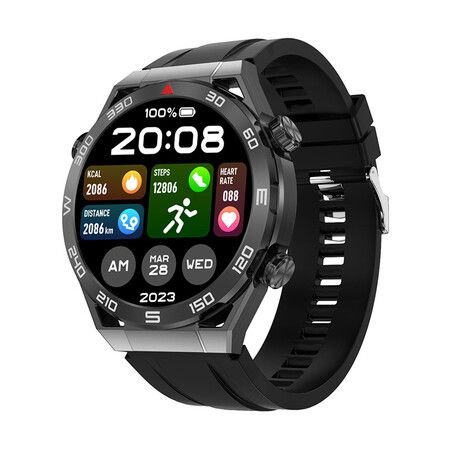 Outdoor ECG Smart Watch 1.5 inch HD Screen 360mAh Dial Call Watch GPS Route Tracking Smartwatch for IOS Android