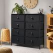 Chest of 8 Drawers Dresser Storage Table Unit Bedroom Living Room Furniture Cabinet Organizer Hallway Clothes Organiser