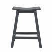 EHOMMATE HDPE Rectangle Top Outdoor Chair Grey 2pcs/Set